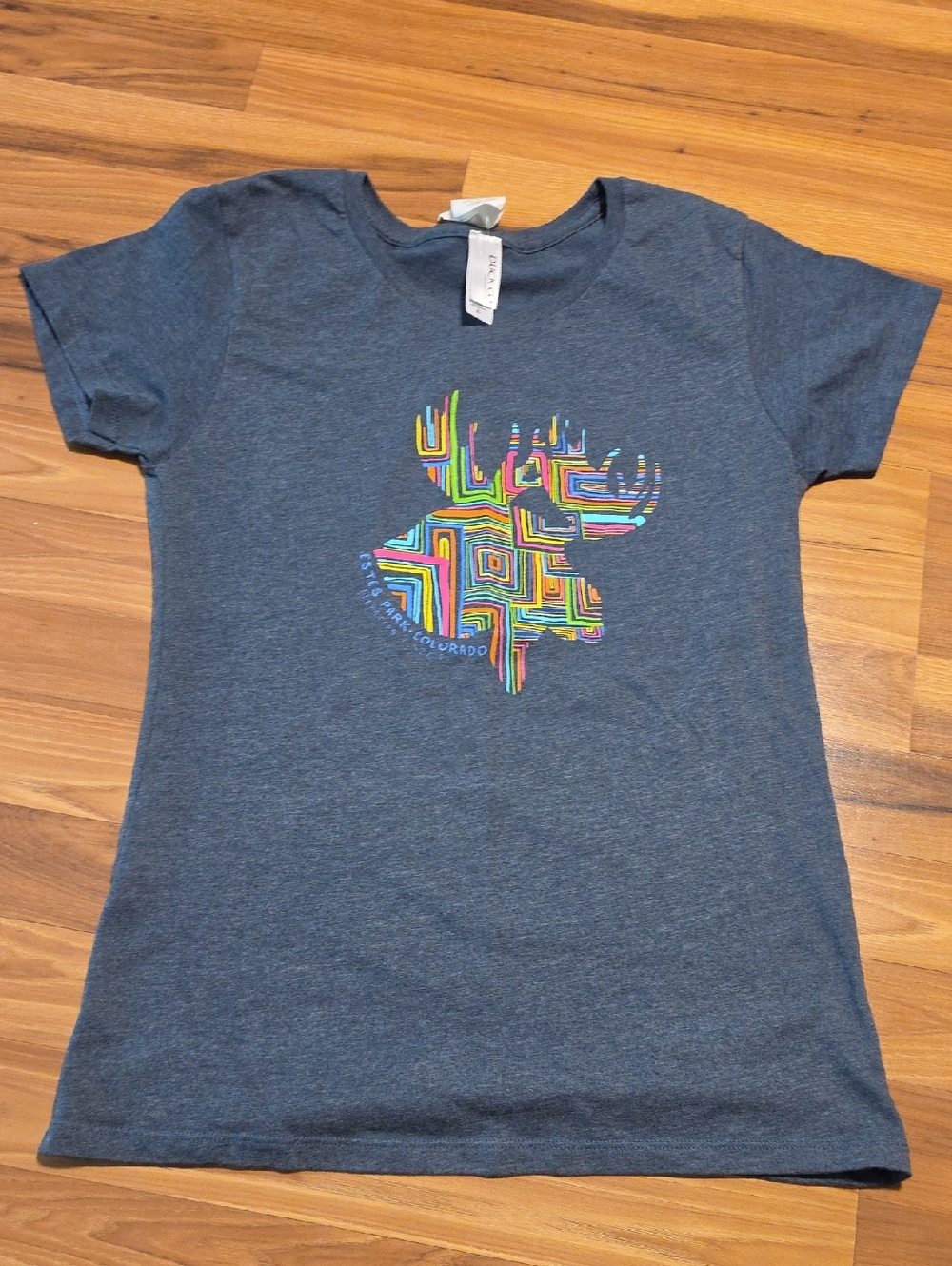 Graphic Moose Estes Park ColoradoTee